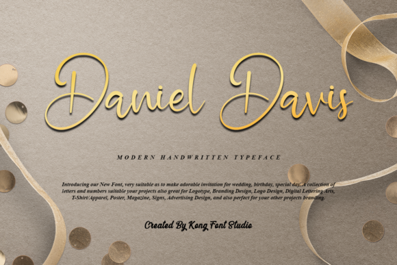 Adding Playful Energy with the Daniel Davis Script Font