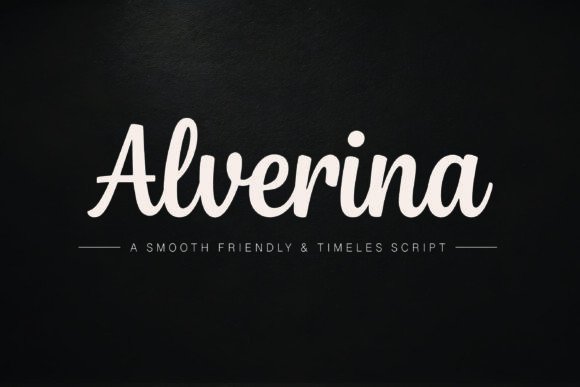 Alverina: The Modern Script Font for Elegant Branding