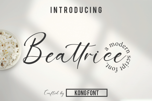Beattrice: The Modern Script Font for Romantic Design