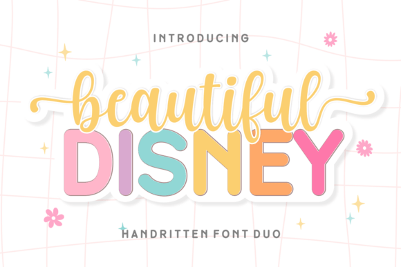 Beautiful Disney Duo: A Font Pairing for Elegant Branding