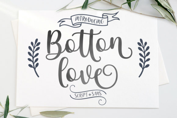 Botton Love Duo: Crafting Warmth in Modern Typography