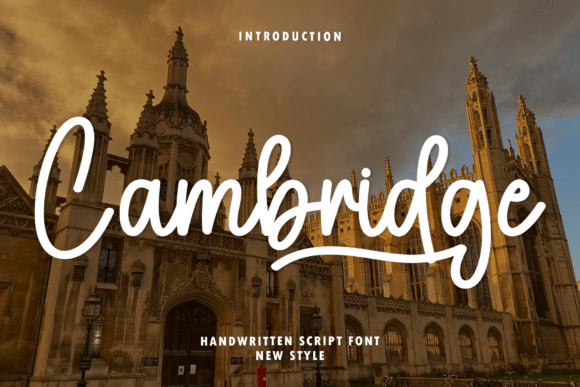 Cambridge: A Modern Script for Elevated Branding