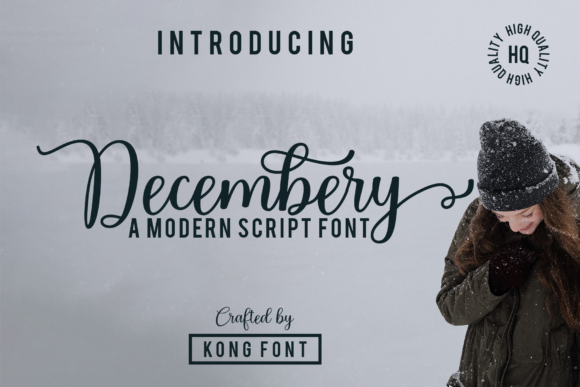 Decembery: A Handwritten Font for Modern Creators