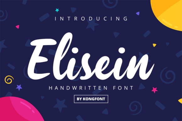 Elisein: The Playful Handwritten Script for Modern Designers