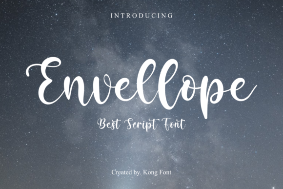 Envellope: A Modern Script for Authentic Branding