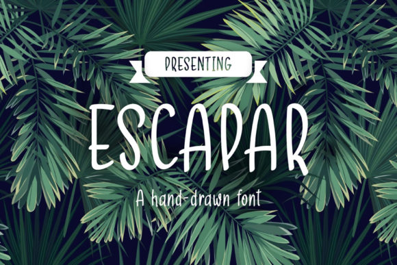 Escapar: A Creative Script Font for Your Boldest Ideas