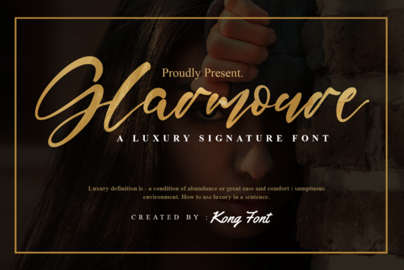Glarmoure: A Modern Script Font for Creative Projects