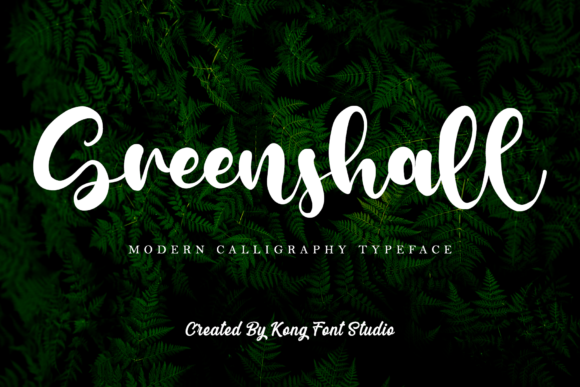 Greenshall: A Modern Handwritten Script with a Geometric Edge