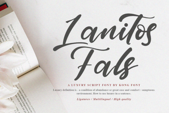 Lanitos Falls: A Modern Handwritten Font for Creative Projects