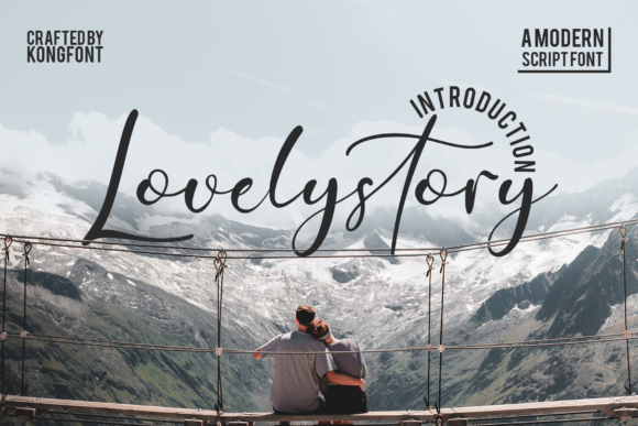 LovelyStory: The Playful Script Font for Modern Creatives