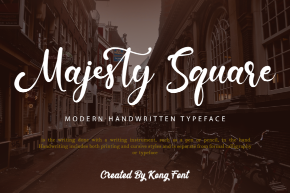 Majesty Square: The Playful Handwritten Script for Modern Creators