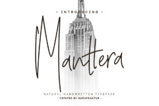 Manterra: The Ballpoint Pen Font for Authentic Design