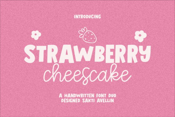 Strawberry Chesscake: A Sweet Font Duo for Modern Design