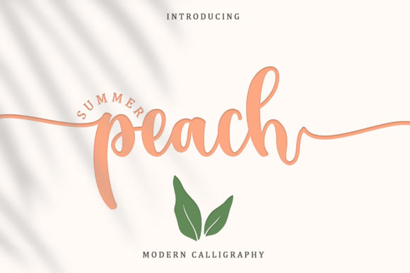 Summer Peach: A Script Font for Authentic Branding