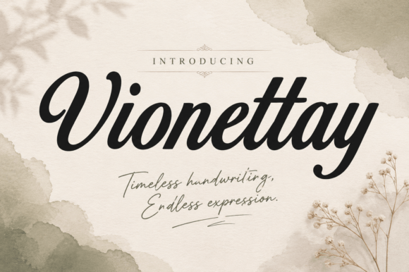 Vionettay: Where Modern Chic Meets Vintage Script